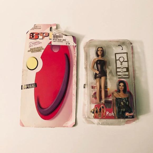 Vintage 1998 Posh  Spice Girls 6 Inch Tall Action Figure Doll Victoria Damaged - Picture 1 of 16